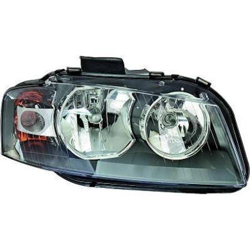 Feu phare avant droit (passager) Audi A3 8P de 2003 a 2008 Halogene