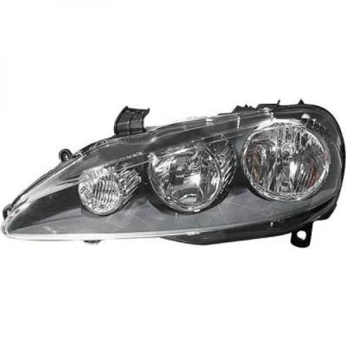 Feu phare avant gauche (conducteur) Alfa 147 de 2004 a 2009 Halogene noir