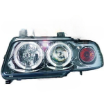 Paire Phares avant Angel Eyes Audi A4 B5 Berline 1994 a 1999 Chrome