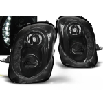 Paire de feux phares Alfa Romeo Mito de 2008 a 2019 Daylight DRL led noir