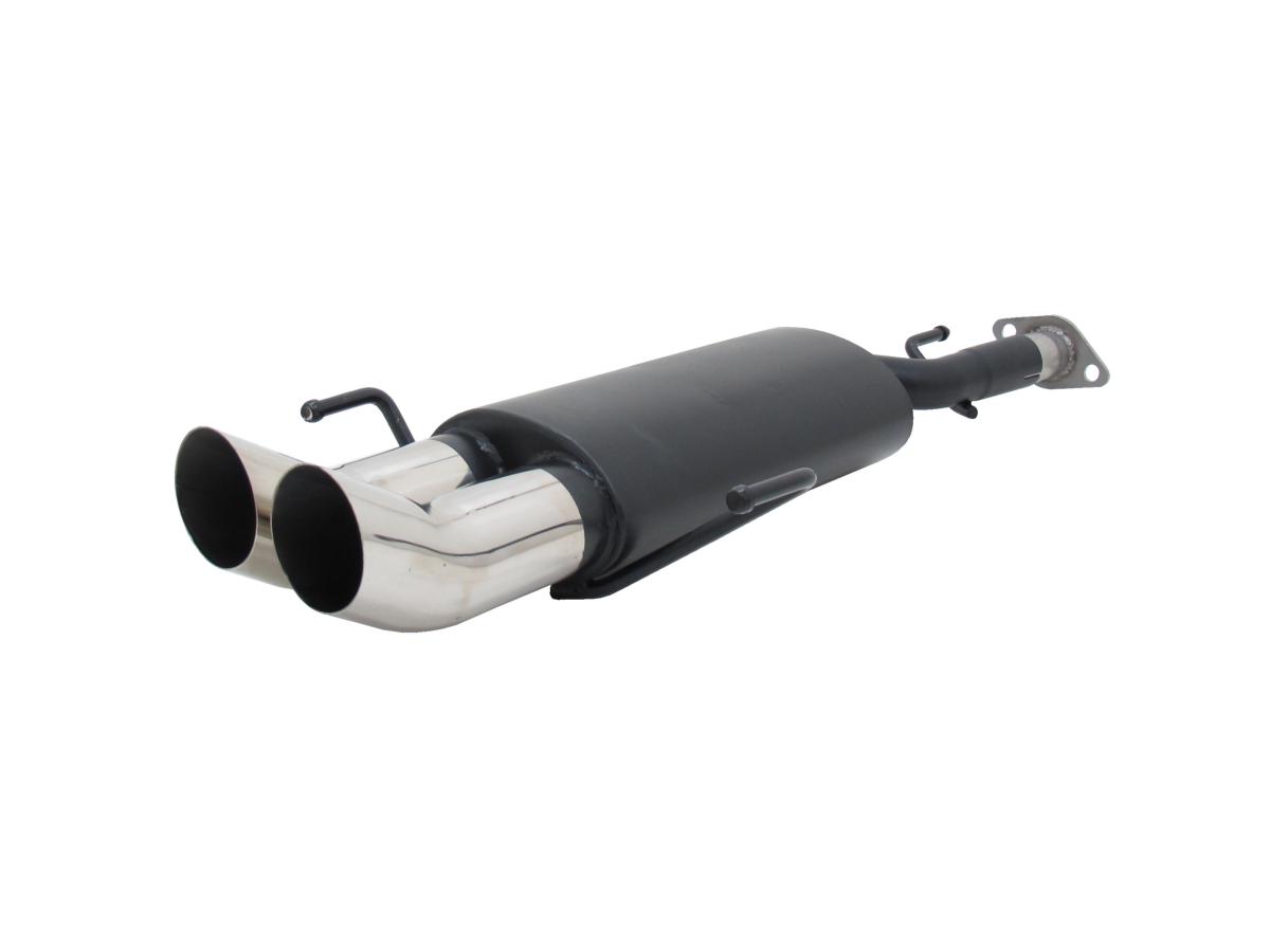 Silencieux D'échappement NOVUS Pour Opel Astra F Berline (1991-1998) - Sortie 2x76mm, Neuf