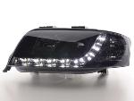 Paire de feux phares Daylight Led Audi A6 4B 2001-2004 Noir