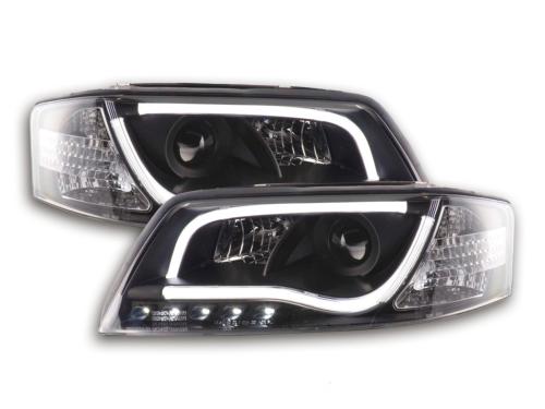 Paire de feux phares Daylight DRL Led Audi A6 C5/4B 1997-2001 Noir