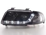 Paire de feux phares Daylight Led Audi A4 B5 1999-2001 Noir