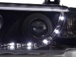 Paire de feux phares Daylight Led BMW serie 3 Coupe E36 92-98 Noir