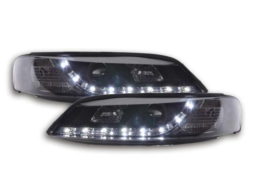 Paire de feux phares Daylight Led Opel Vectra B de 96-99 Noir