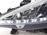 Paire de feux phares Daylight Led DRL Peugeot 207 06-12 chrome