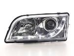 Paire de feux phares Daylight Led Volvo S40/V40 de 96-04 Chrome