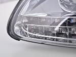 Paire de feux phares Xenon Daylight Led Porsche Cayenne 9PA 02-06 chrome