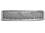 Grille de calandre pour Audi A4 B6 de 10/2000 a 10/2004 look Sport chrome