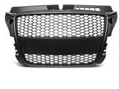 Grille de calandre pour Audi A3 8P de 04/2008 a 07/2012 look Sport Noir mat