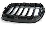 Paire de grilles de calandre BMW X3 F25 de 2010 a 07/2014 Noir brillant