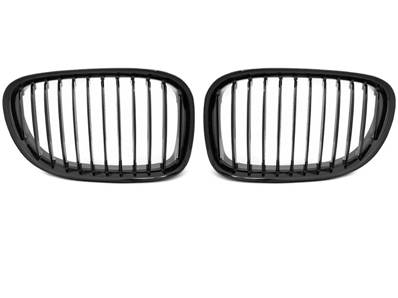 Paire grilles de calandre BMW serie 7 F01 09-12 noir brillant