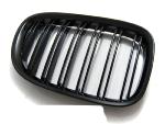 Grilles calandre BMW Serie 7 F01 09-15 Double barre noir glossy