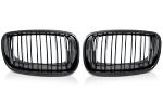 Paire grilles calandre BMW X6 E71 08-14 Look Sport Noir glossy