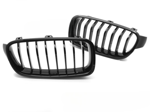 Grilles de calandre BMW serie 3 F30/F31 de 2011 a 2018 Noir Brillant
