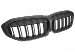 Grille de Calandre ABS BMW Serie 3 G20/G21 19-22 Noir Mat Double Barres