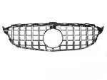 Grille calandre Mercedes classe C W205 de 2014 a 2021 Look GT Noir Chrome