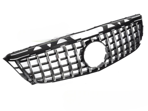 Grille calandre Mercedes CLS C218 de 2011 a 2014 Chrome Noir Brillant