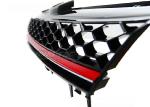 Grille de calandre VW Golf 7 13-17 look GTI rouge