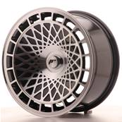 Jante JAPAN RACING JR14 17" x 8,5" Multi Perage ET 15 Black Machined Face