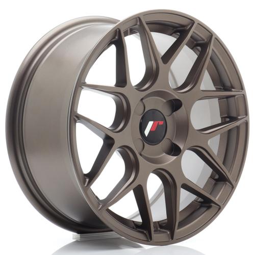 Jante JR Wheels JR18 16x7 ET20-35 - 4 trous sur mesure - Bronze matt