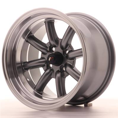 Jante JAPAN RACING JR19 15" x 9" 4x100 ET -13 Gun metal