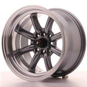 Jante JAPAN RACING JR19 15" x 9" 4x100 4x108 ET -13 Gun metal