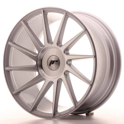 Jante JAPAN RACING JR22 18" x 8,5" Multi Perçage ET 40 Machined Face Silver