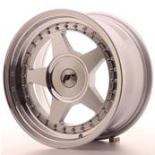 Jante JAPAN RACING JR6 16" x 8" Multi Perçage ET 10-30 Machined Face Silver