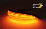 Paire Clignotant Repetiteur retroviseur Ford Fiesta 13-16 Fume LED Dynamique
