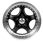 Jante Keskin KT2 18x8.5 ET52 5/130 BLACK LIP POLISH