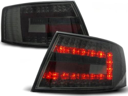 Paire de feux arriere Audi A6 C6 berline de 04/2004 a 2008 LED fume