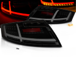 Paire de feux arriere Audi TT de 2006 a 2014 FULL LED DYN Noir Fume