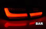 Paire de feux arriere BMW serie 3 F30 Berline 11-18 FULL LED BAR Noir Fume