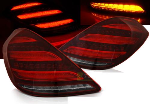 Paire de feux arriere Mercedes W222 Classe S 13-17 FULL LED rouge Blanc