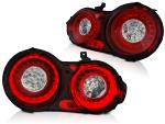 Paire de feux arriere Nissan GT-R 08-13 Full LED Rouge Blanc