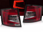 Paire de feux arriere Skoda Octavia 3 Break de 2012 a 2016 Full LED Bar Rouge Blanc Dyn
