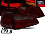 Paire de feux arriere VW Golf 7 13-17 Full LED rouge fume