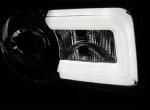 Paire de feux phares Chrysler 300C de 2005 a 2010 Daylight LTI chrome