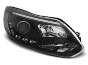 Paire de feux phares Ford Focus 11-14 Daylight led LTI noir