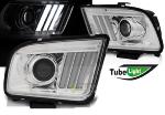 Paire de feux phares Ford Mustang 04-09 LED LTI chrome