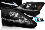 Paire de feux phares Lexus IS 06-13 Daylight DRL led noir