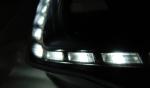 Paire de feux phares Seat Ibiza 6J de 2012 a 2015 Daylight led DRL noir