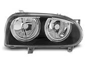 Paire de feux phares VW Golf 3 91-97 angel eyes noir