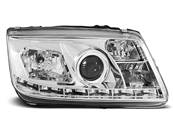 Paire de feux phares VW Bora 98-05 Daylight led chrome