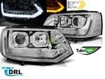 Paire de feux phares VW T5 10-15 DRL LTI LED Chrome