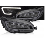 Paire Feux Phares Subaru WRX de 2014 a 2022 FULL LED DRL Dyn Noir