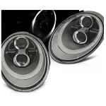 Paire de feux phares Porsche 911 997 04-09 xenon LTI argent