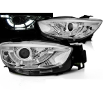 Paire de feux phares Mazda CX5 11-15 LED DRL Xenon chrome